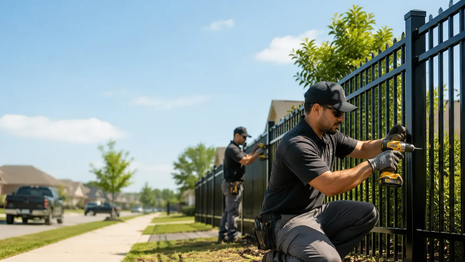 Metal Fence Installation in Donie, TX